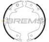 BREMSI GF0757 Brake Shoe Set, parking brake